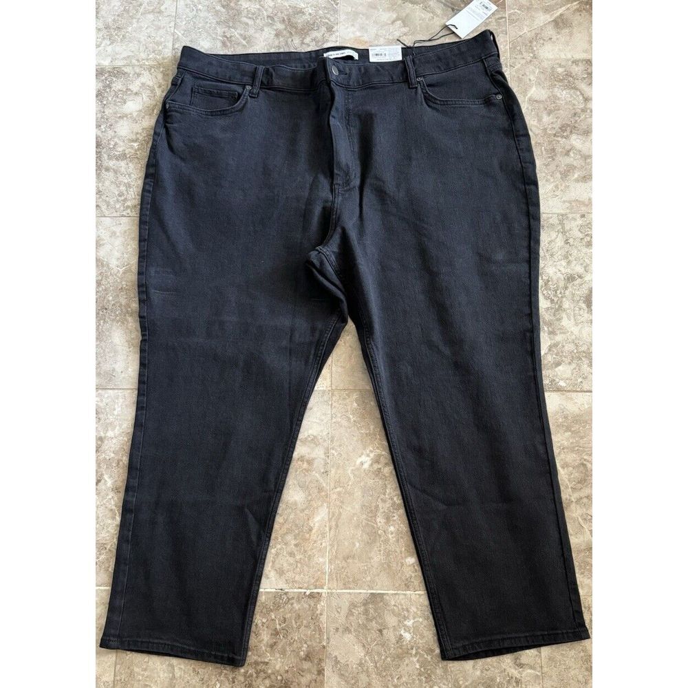 Elizabeth And James Womens 24W High Rise Vintage Straight Jeans Denim Black